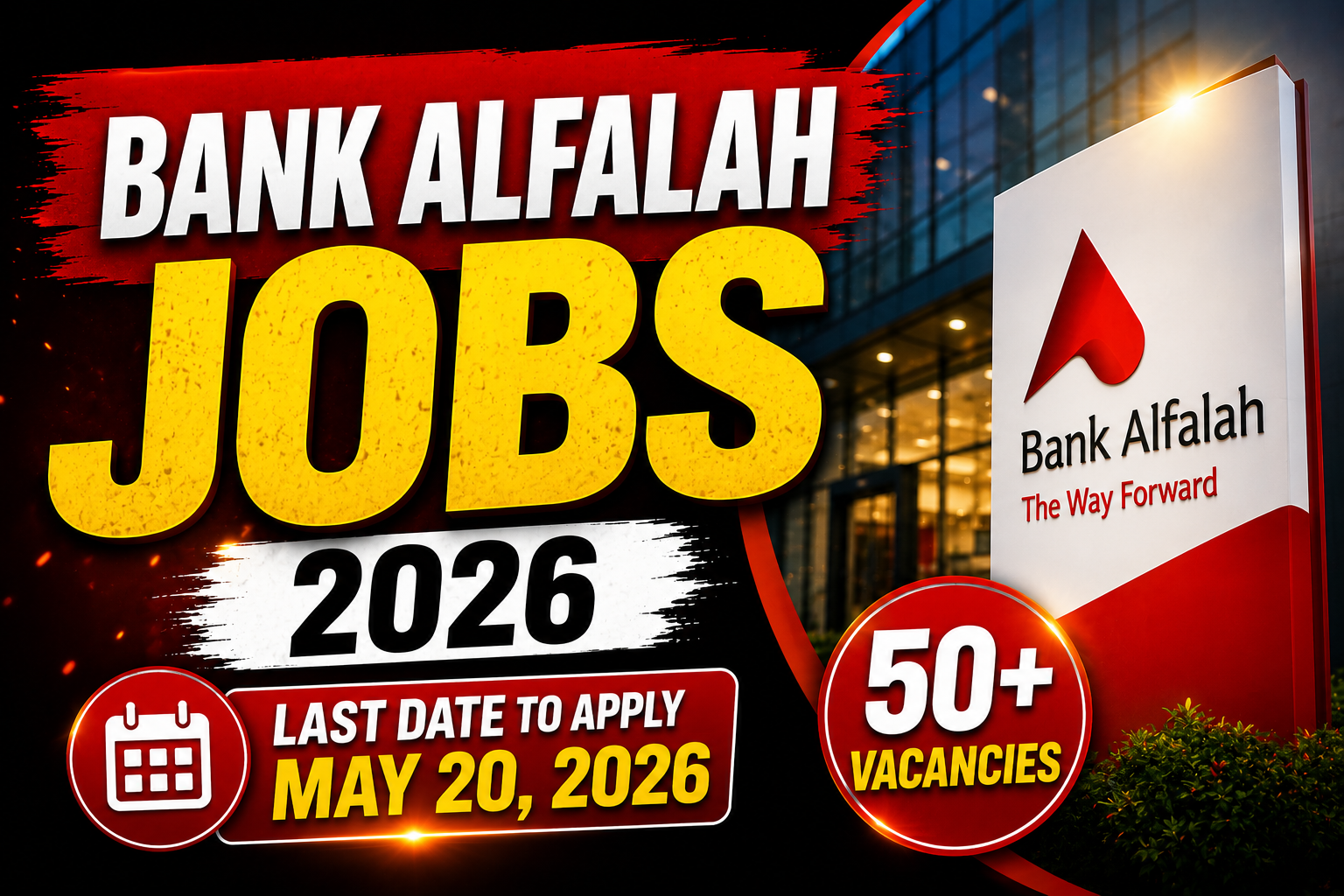 Bank Alfalah job opportunities, apply now