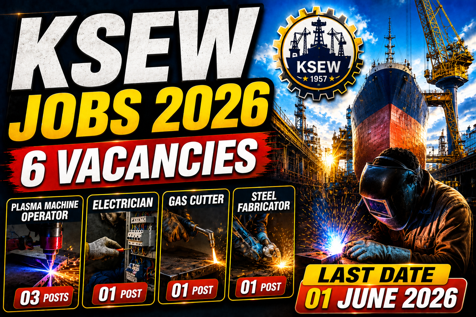 KSEW job vacancies advertisement