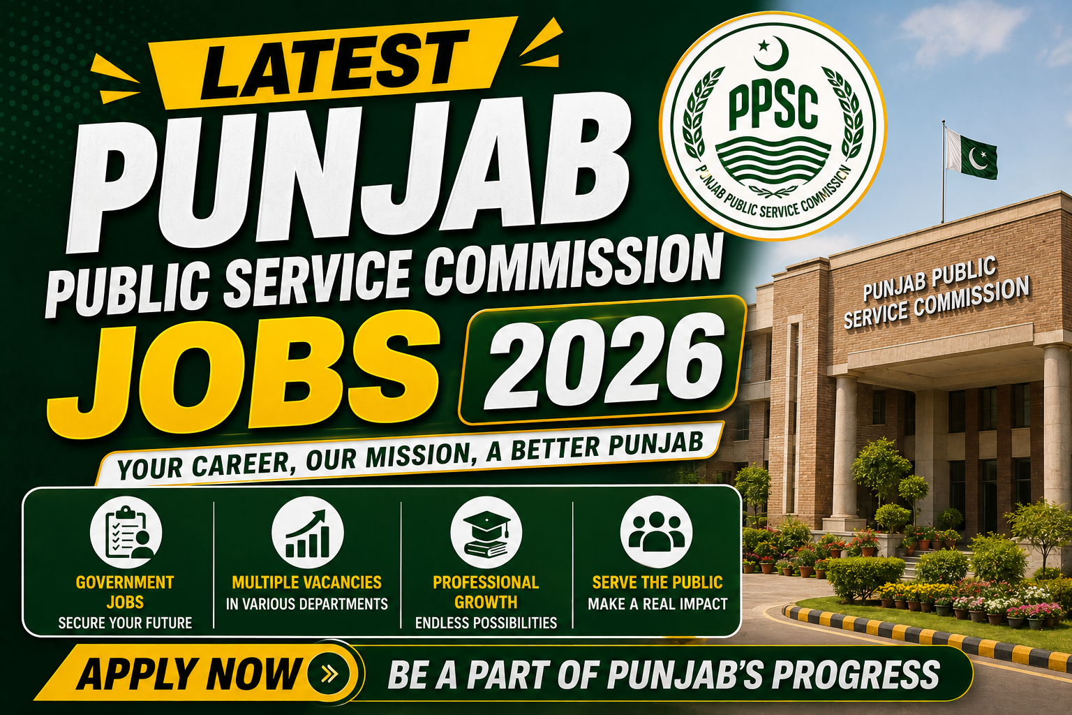 Latest Punjab Public Service Commission Jobs 2026