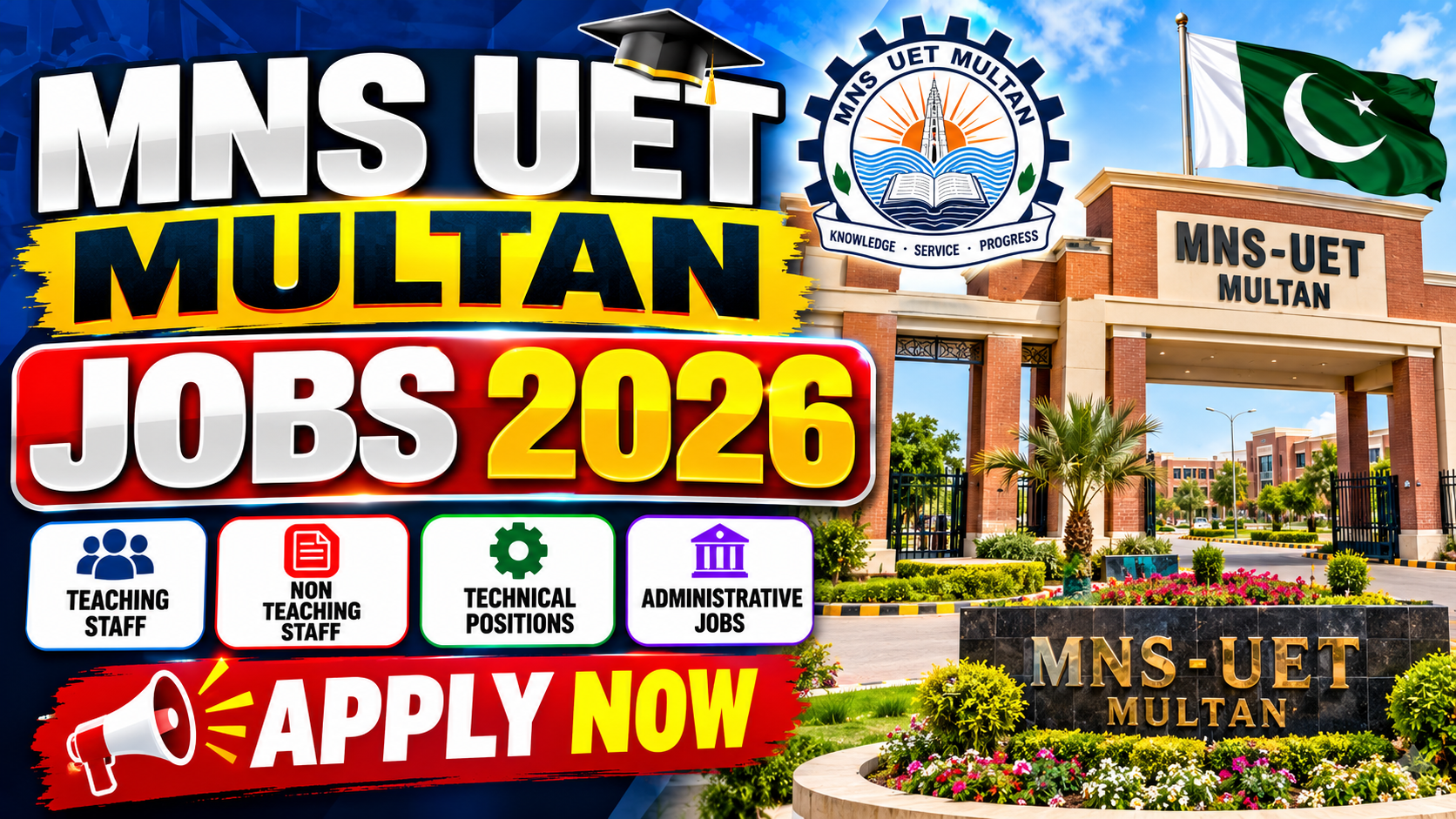 MNS UET Multan Jobs 2026