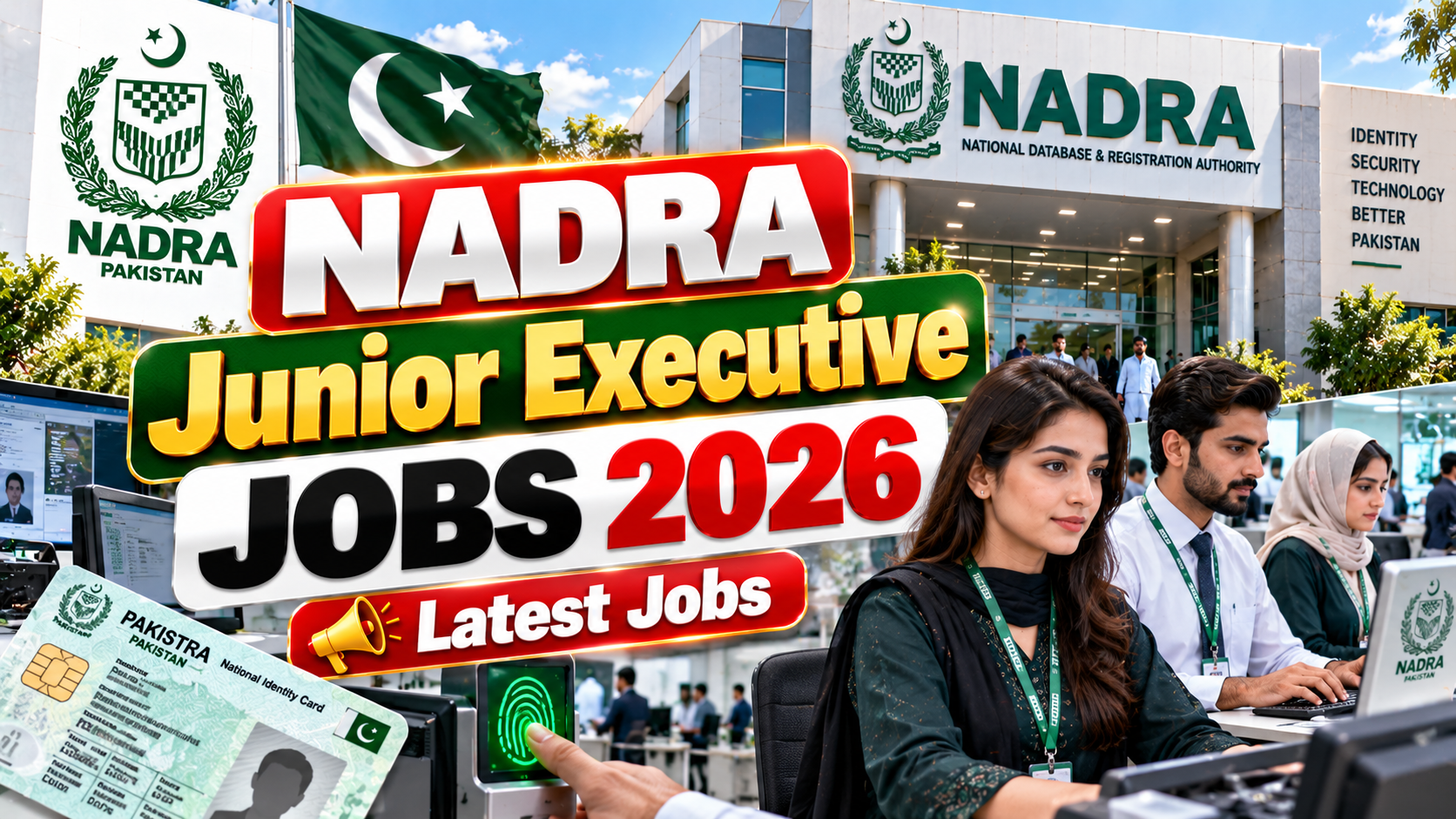 NADRA Junior Executive Jobs 2026
